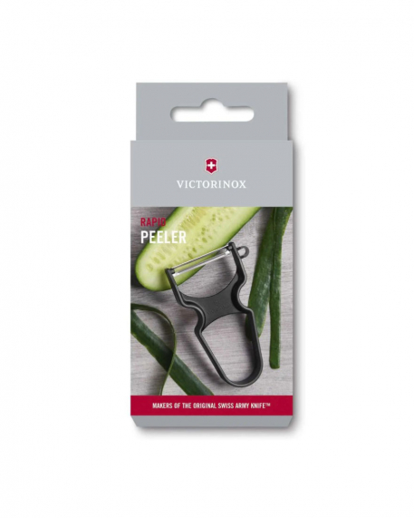 Αποφλοιωτής πέταλο ανοξείδωτος Rapid, Victorinox, 6.0930.3, ΜΑΥΡΟ