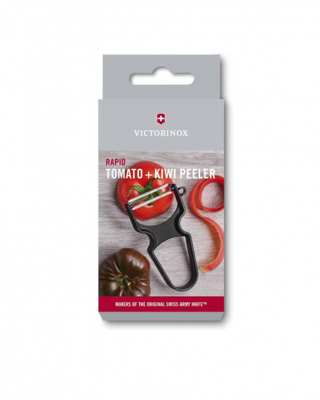 Αποφλοιωτής πέταλο οδοντωτός Rapid, Victorinox, 6.0933.3, ΜΑΥΡΟ