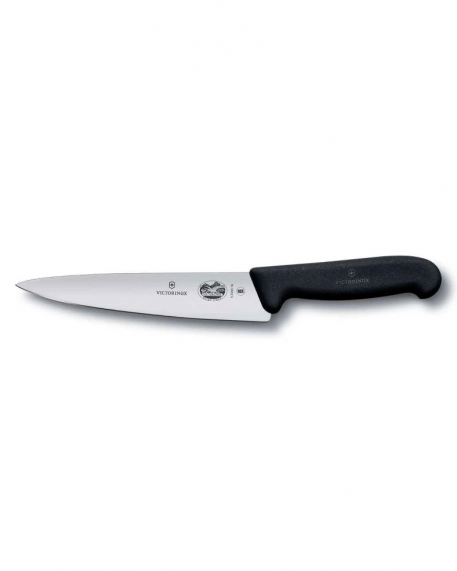 Μαχαίρι σεφ 19cm λαβή Fibrox, Victorinox, 5.2003.19, ΜΑΥΡΟ