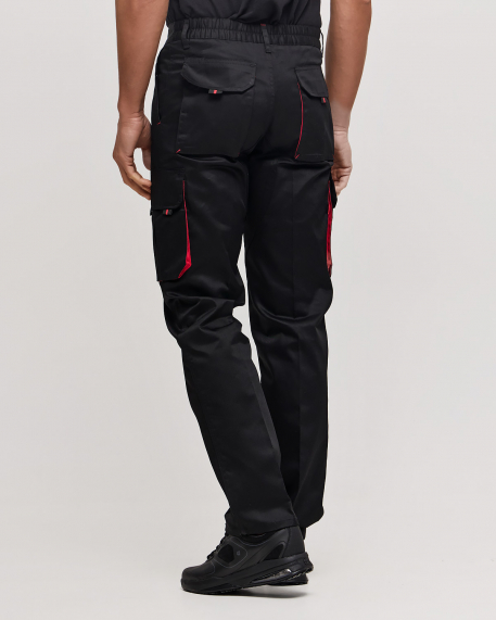 Παντελόνι δίχρωμο,Velilla,Lans- 103004, BLACK/RED