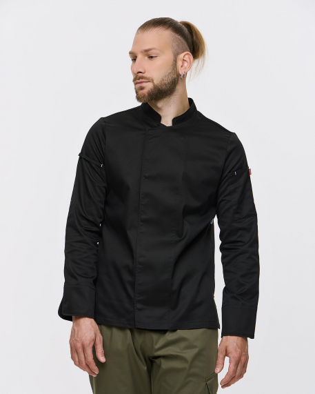 Σακάκι chef μακρυμάνικο COOLMAX, Velilla, Shift-405211, BLACK