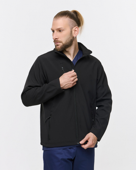 Unisex softshell ζακέτα, Velilla, Richmond- SSZ280U, BLACK