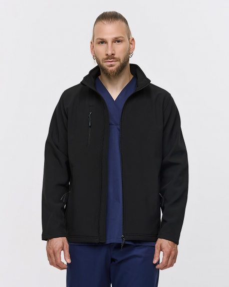 Unisex softshell ζακέτα, Velilla, Richmond- SSZ280U, BLACK