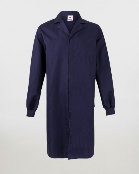 Unisex ρόμπα μακρυμάνικη με snap κουμπιά, Velilla, 259001, MARINE BLUE