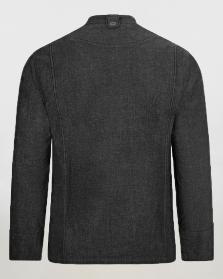 Σακάκι σεφ με μακρύ μανίκι, Velilla, 405212S, DARK GREY DENIM