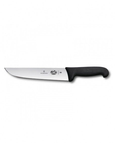 Μαχαίρι κρέατος 18cm λαβή Fibrox, Victorinox, 5.5203.18, ΜΑΥΡΟ