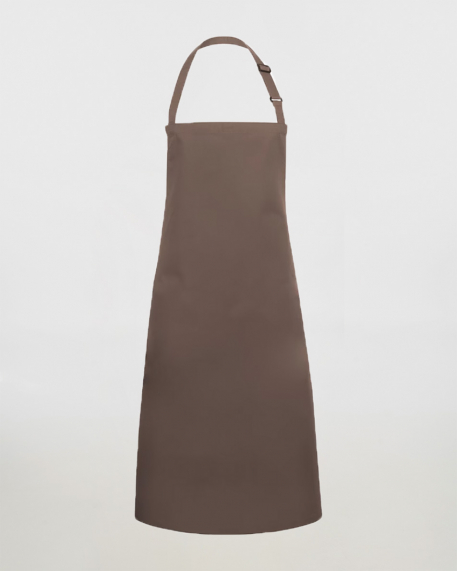 Ποδιά ολόσωμη ρυθμιζόμενη συνθετική Basic, Karlowsky, Bib Apron Basic BLS 4, LIGHT BROWN