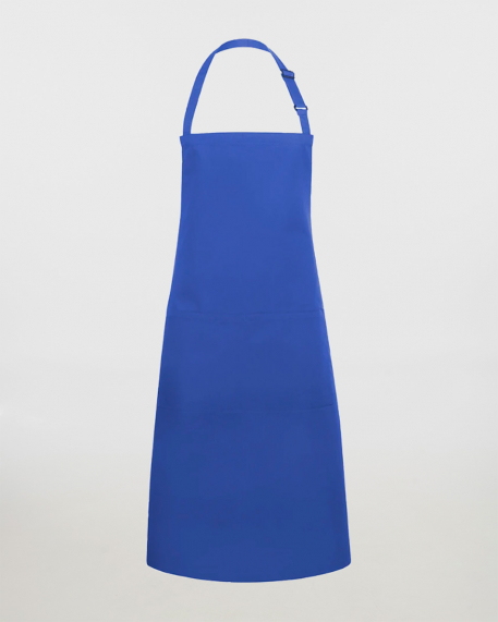 Ολόσωμη ποδιά με 2 μπροστινές τσέπες (75x90), Karlowsky, Bib Apron Basic BLS5, BLUE