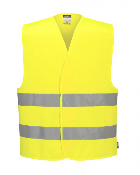 Γιλέκο Ανακλαστικό Two Band, Portwest, C474, YELLOW