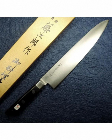 Μαχαίρι τεμαχισμού 24cm, Classic, Tojiro, F-805, ΜΑΥΡΟ