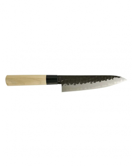 Μαχαίρι σεφ 24cm σφυρήλατο με λαβή μανόλιας Hammered, Tojiro, F-1116, ΚΑΦΕ