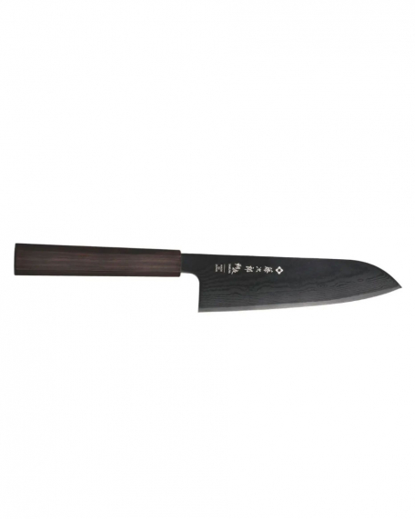 Μαχαίρι santoku 16.5cm. με λαβή έβενου Sakuya, Tojiro, FD-1377, ΜΑΥΡΟ