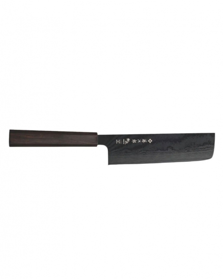 Μαχαίρι Nakiri 16.5cm. με λαβή έβενου Sakuya, Tojiro, FD-1378, ΜΑΥΡΟ