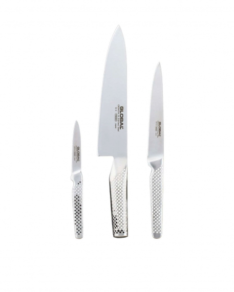 Μαχαίρια σετ 3τμχ σε συσκευασία δώρου, Global, G-21524, INOX