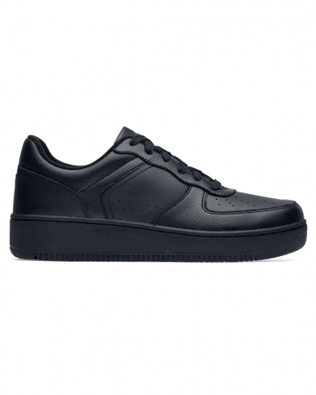 Unisex δερμάτινο αντιολισθητικό παπουτσι της Shoes For Crews, Holcombe CE, ΜΑΥΡΟ