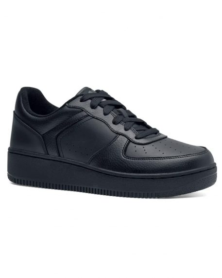 Unisex δερμάτινο αντιολισθητικό παπουτσι της Shoes For Crews, Holcombe CE, ΜΑΥΡΟ