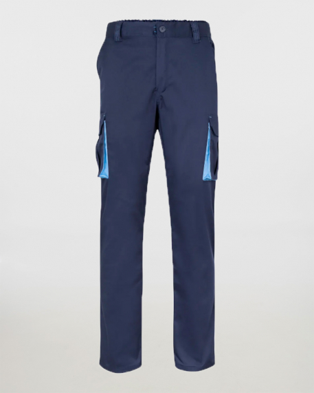 Παντελόνι δίχρωμο,Velilla,Lans- 103004, NAVY BLUE/SKY BLUE