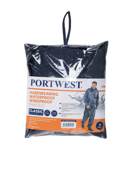 Αδιάβροχο σετ, Portwest, L440, ΜΠΛΕ ΣΚΟΥΡΟ