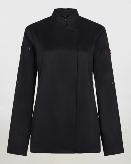 Γυναικείο σακάκι chef μακρυμάνικο COOLMAX, Velilla, Shift-Woman-405211W, BLACK
