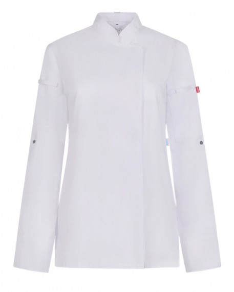 Γυναικείο σακάκι chef μακρυμάνικο COOLMAX, Velilla, Shift-Woman-405211W, WHITE