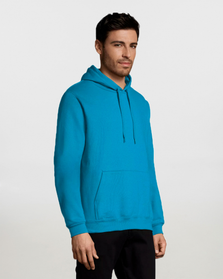 Unisex φούτερ με κουκούλα, Sols, Snake, AQUA
