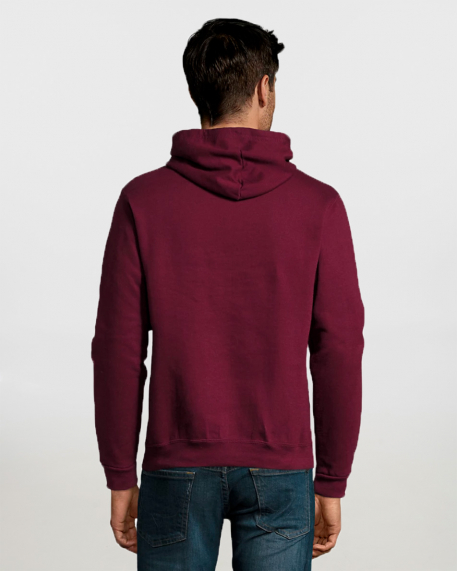 Unisex φούτερ με κουκούλα, Sols, Snake, BURGUNDY