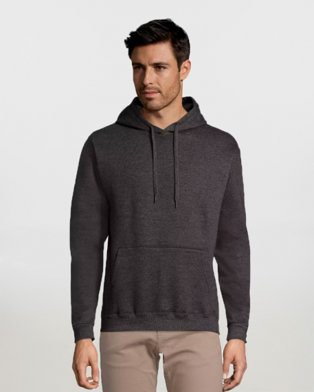 Unisex φούτερ με κουκούλα, Sols, Snake, CHARCOAL MELANGE