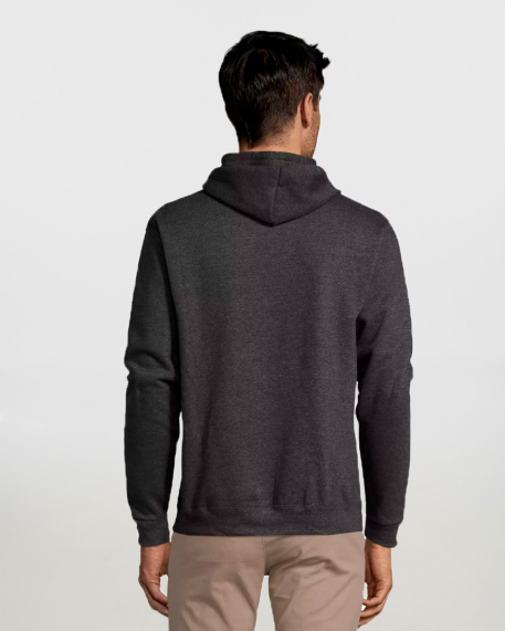 Unisex φούτερ με κουκούλα, Sols, Snake, CHARCOAL MELANGE