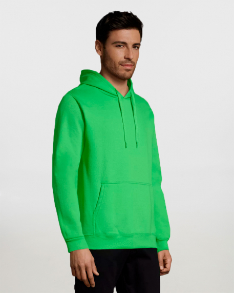 Unisex φούτερ με κουκούλα, Sols, Snake, LIME NEW