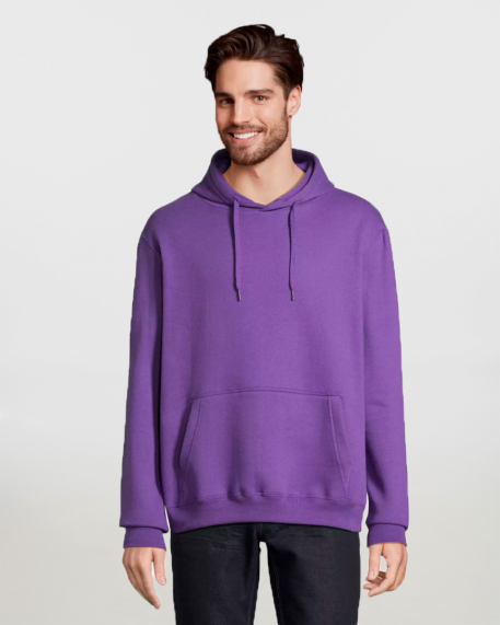Unisex φούτερ με κουκούλα, Sols, Snake, DARK PURPLE