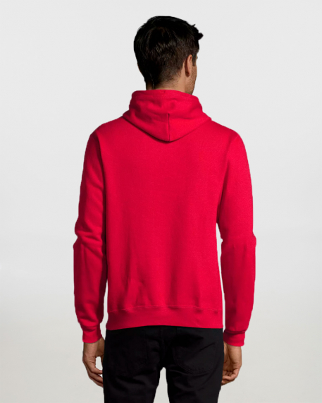 Unisex φούτερ με κουκούλα, Sols, Snake, RED