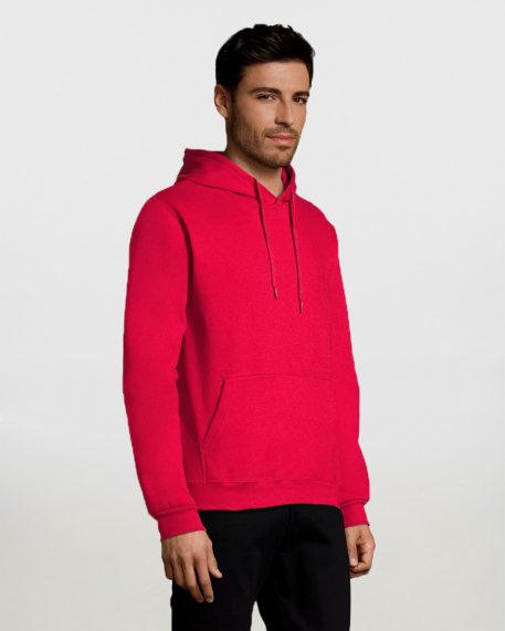 Unisex φούτερ με κουκούλα, Sols, Snake, RED