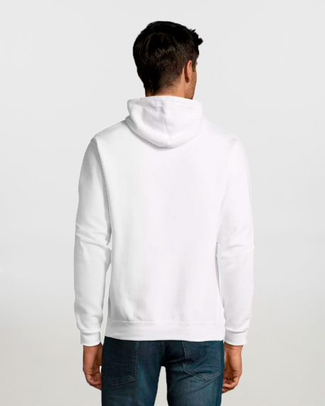Unisex φούτερ με κουκούλα, Sols, Snake, WHITE