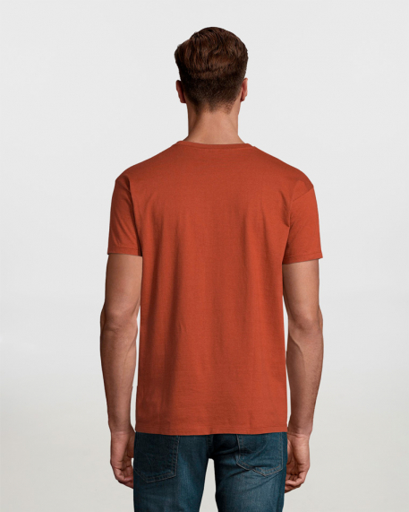Unisex t-shirt, 100% βαμβάκι 190g/m², σε 46 χρώματα Sols, Imperial-11500, TERRACOTTA