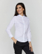 Γυναικείο μακρυμάνικο stretch πουκάμισο, Velilla, Tada-405002, WHITE
