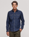 Ανδρικό Denim stretch πουκάμισο μακρύ μανίκι Velilla, Dusk-405006S, DENIM