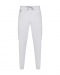 Παντελόνι stretch τύπου jogger με ελαστική ζώνη, Velilla, EASY - 533021S, WHITE