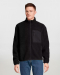 Unisex sherpa τζάκετ, Sols, Fury-04042, CARBON GREY/BLACK