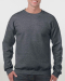 Unisex μπλούζα φούτερ, Gildan 18000, DARK HEATHER