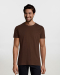Unisex t-shirt, 100% βαμβάκι 190g/m², σε 46 χρώματα  Sols, Imperial-11500, CHOCOLATE