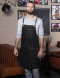 Ολόσωμη βαμβακερή ποδιά, Karlowsky, BIB APRON URBAN X-STYLE LS25, ΜΑΥΡΟ