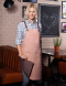 Ολόσωμη βαμβακερή ποδιά 2 όψεων, Karlowsky, BIB APRON 2in1 URBAN X-STYLE LS27, ROSE/NOUGAT