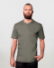 Ανδρική μπλούζα σε γραμμή Slim Fit, με κοντό μανίκι, συνθετική Karlowsky, PERFORMANCE MEN-TM5, SAGE