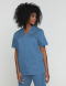 Unisex μπλούζα με βε λαιμόκοψη, Velilla, Cami-589, SKY BLUE