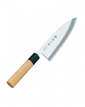 Μαχαίρι Deba 16.5cm με λαβή βελανιδιάς Japanese MV, Tojiro, F-1054, ΚΑΦΕ