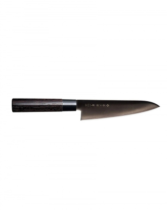 Μαχαίρι σεφ 18cm, με λαβή καστανιάς, Black Zen, Tojiro, FD-1563, ΜΑΥΡΟ