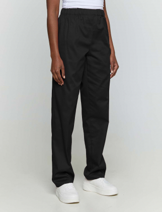 Unisex παντελόνι με ελαστική μέση και μία τσέπη, Velilla, Nera-333, BLACK