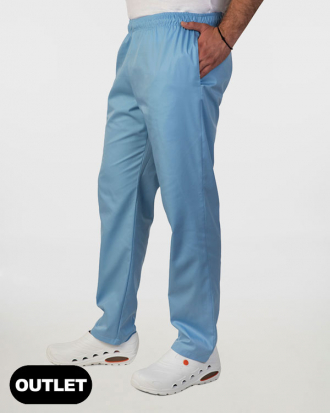 Unisex παντελόνι από σύμμικτη καμπαρντίνα 170gr/m², με ελαστική μέση και 3 τσέπες, BRAVE-322.17, ΣΙΕΛ