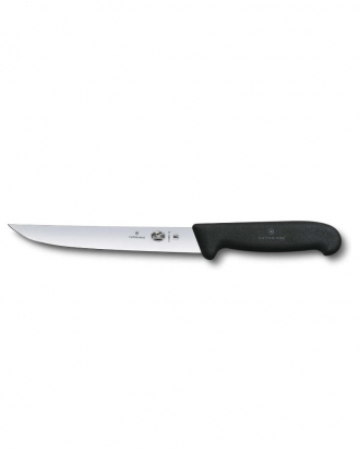 Μαχαίρι carving 18cm με λαβή Fibrox, Victorinox, 5.2803.18, ΜΑΥΡΟ