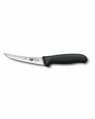 Μαχαίρι ξεκοκαλίσματος με καμπύλη, στενή εύκαμπτη λάμα 12cm με λαβή  Fibrox Dual grip,Victorinox, 5.6613.12D, ΜΑΥΡΟ